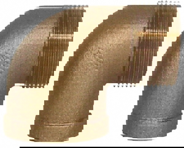 Brass Pipe 90 &deg; Street Elbow: 3/4